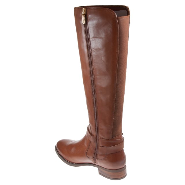 clarks tan leather knee high boots