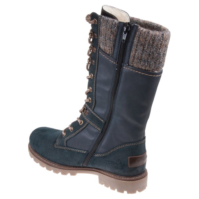 remonte calf high winter boots