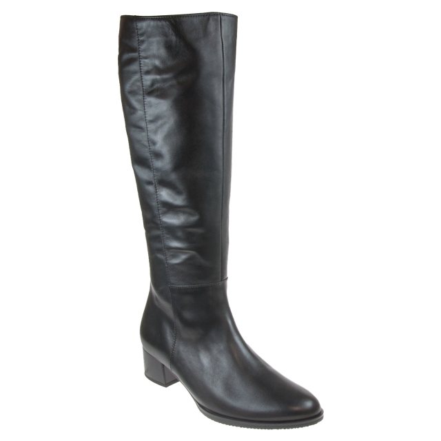 Gabor Dani M Black Leather 35.509.27 - Knee High Boots - Humphries Shoes