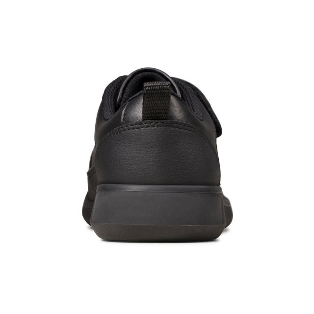 Clarks Scape Flare Kid Black Leather 