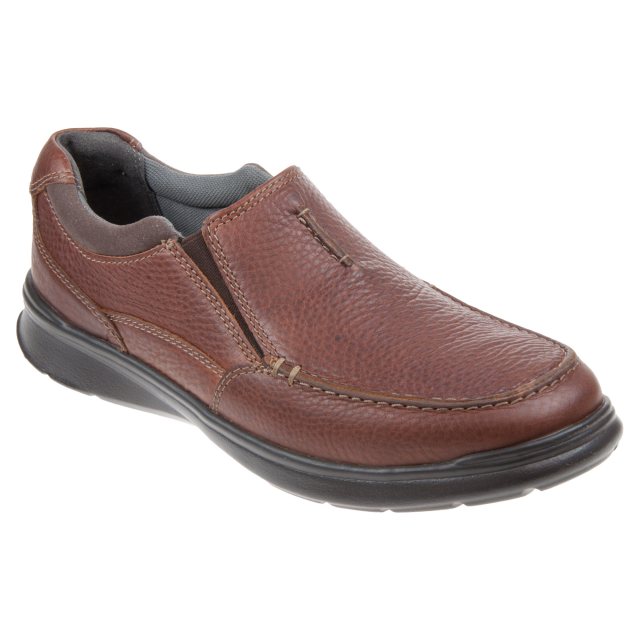 Clarks Cotrell Free Tobacco Leather 26131566 - Casual Shoes - Humphries ...