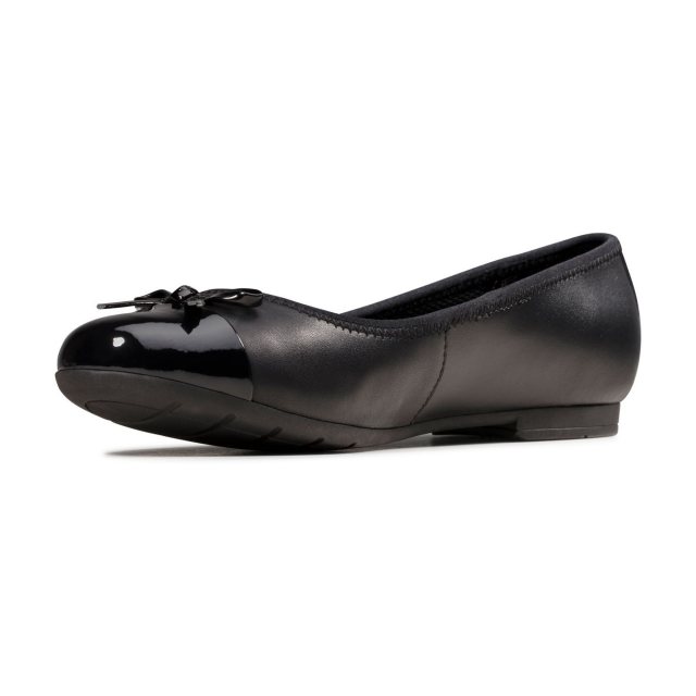 scala bloom youth black leather