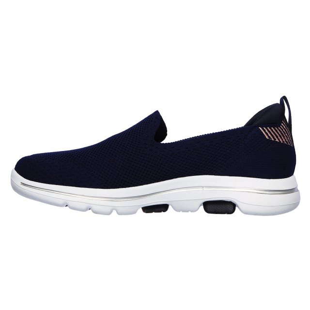 skechers go walk navy womens