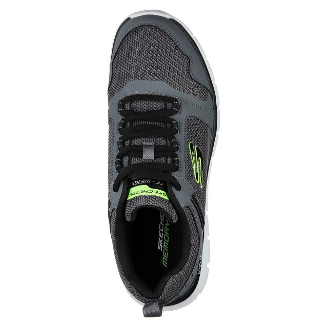 Skechers Track Knockhill Charcoal Black 232001 CCBK Trainers