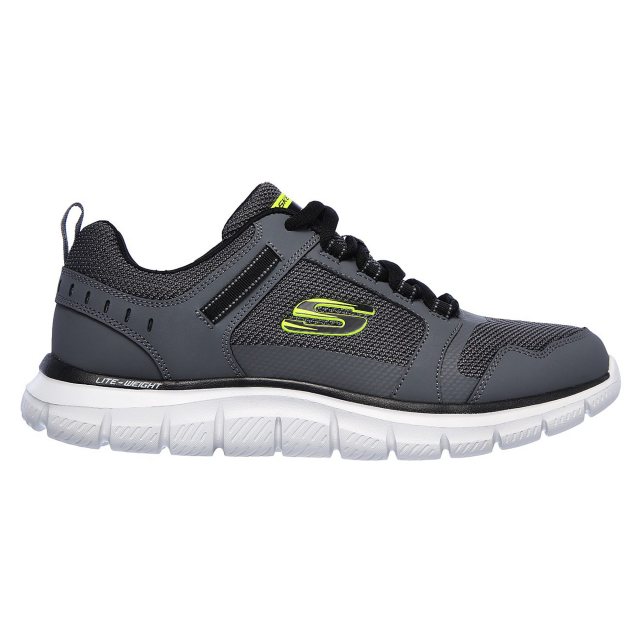 Skechers Track Knockhill Charcoal Black 232001 CCBK Trainers