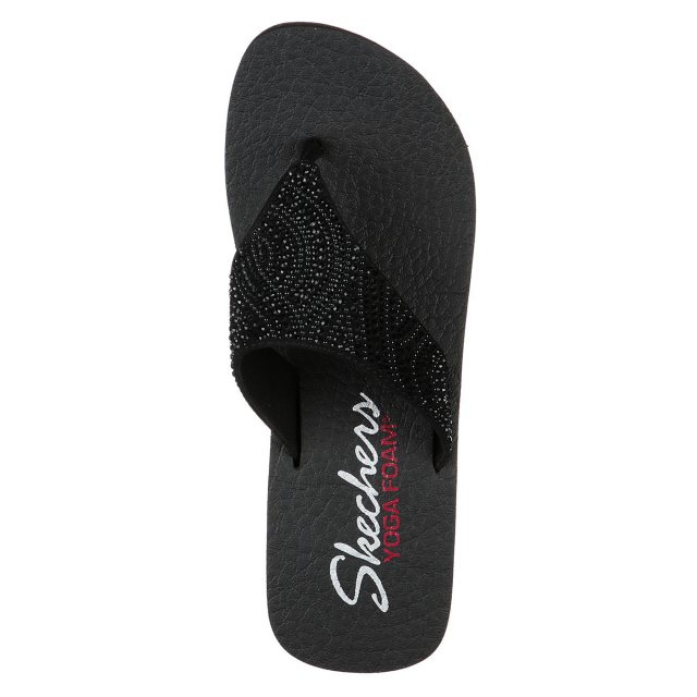 Skechers Vinyasa - Stone Candy Black 31614 BBK - Toe Post Sandals ...