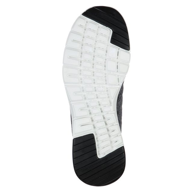 Skechers Flex Advantage 3.0 Stally Charcoal Black 52957 CCBK Trainers Humphries Shoes