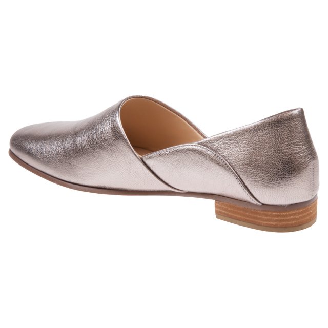Clarks Pure Tone Leather Shoes in Stone 