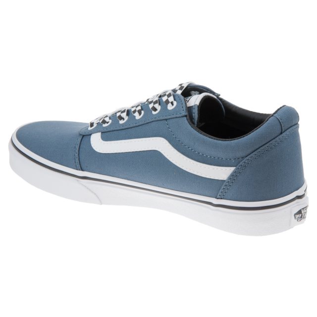 Vans Kids Ward Blue Mirage Check Lace VN0A38J9XXO1 Boys Canvas