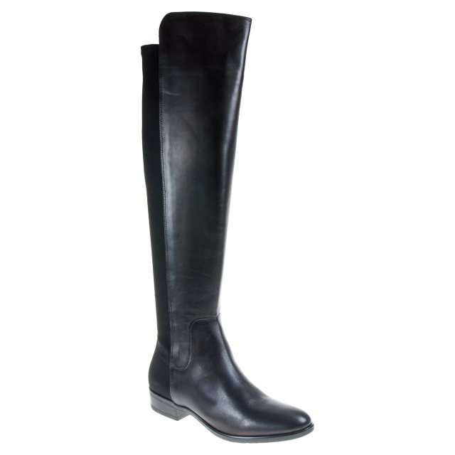 Clarks Caddy Belle Black Leather 26107904 - Over the Knee Boots ...