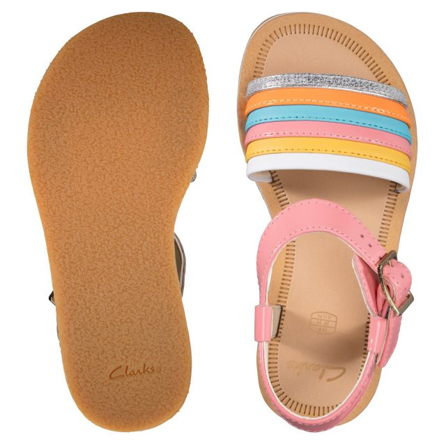 Clarks Finch Stride Kid Multicolour Leather 26149438 Girls