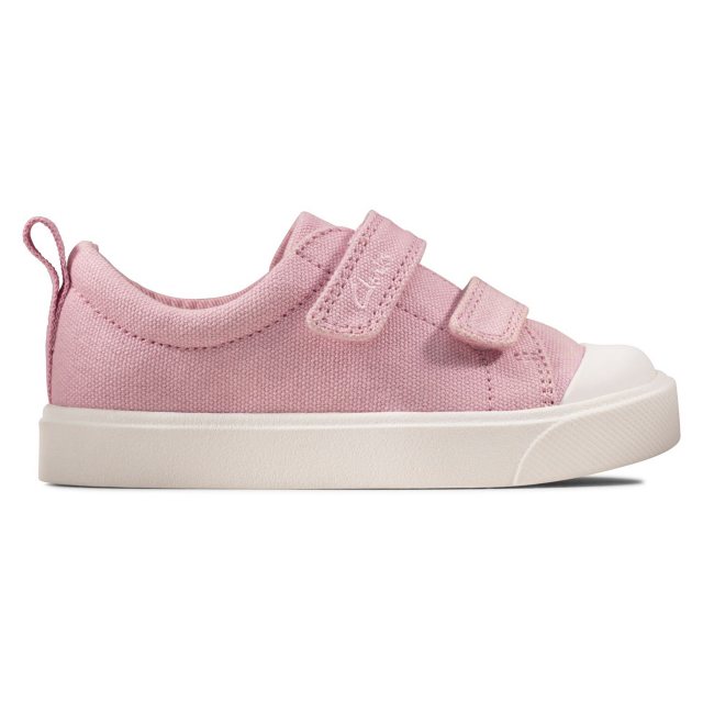 clarks canvas toddler shoes