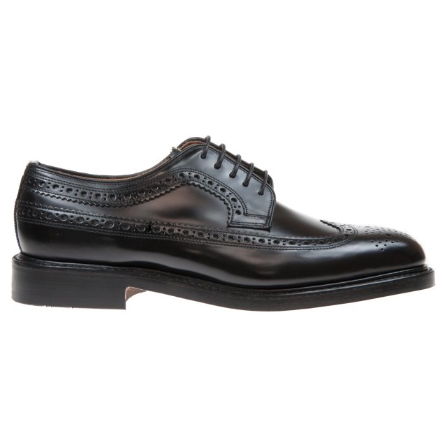 Loake royal black brogues sales
