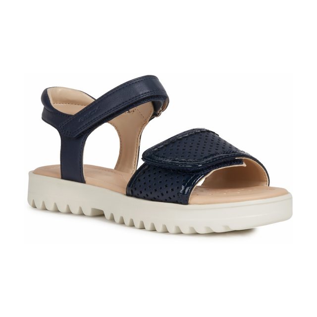 Geox JR Coralie Navy J026EE 000BC C4002 Girls Sandals Humphries Shoes