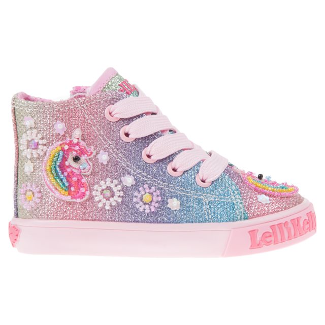 Lelli Kelly Rainbow Unicorn Hi-Top