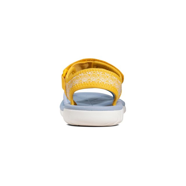 clarks sandals kids yellow