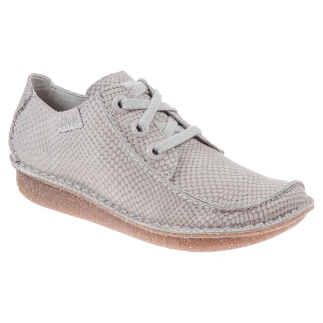 Clarks Funny Dream Grey Nubuck - Everyday Shoes - Humphries Shoes