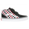 Black / White / Red Checkerboard