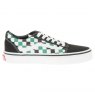 Cadmium Green / White Checkerboard