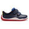 Navy/red