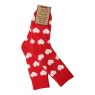 Hearts Ribbed Socks
