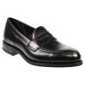 Black Waxy Leather Rubber Sole
