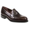 Dark Brown Waxy Leather Rubber Sole